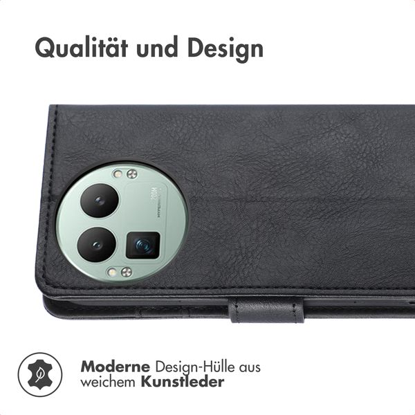 imoshion Luxuriöse Klapphülle Realme GT 8 Pro - Schwarz