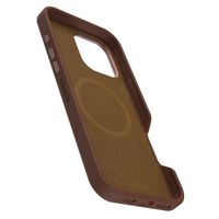 OtterBox Symmetry Cactus Leder Back Cover MagSafe für das iPhone 16 Pro Max - Rich Adobe Brown