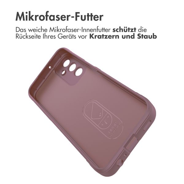 imoshion EasyGrip Back Cover für das Samsung Galaxy A15 (5G/4G) - Violett