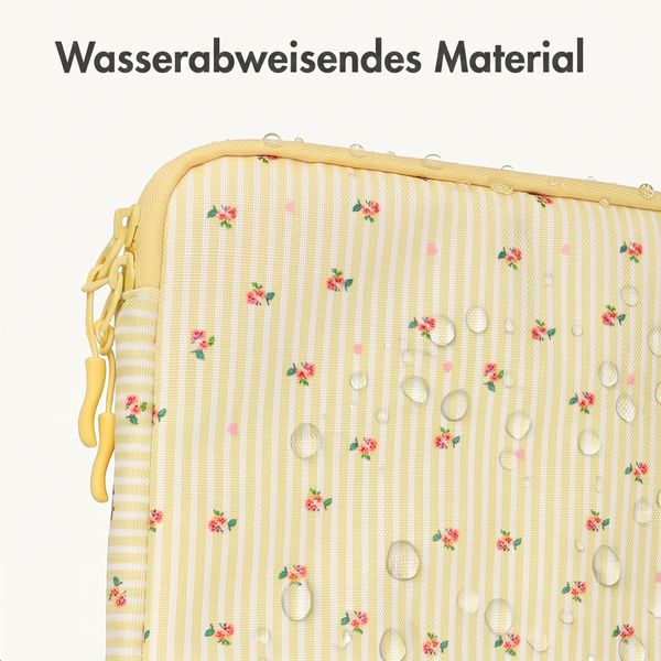 imoshion Design Laptop Hülle 15-16 Zoll - Laptop Sleeve - Garden Stripes
