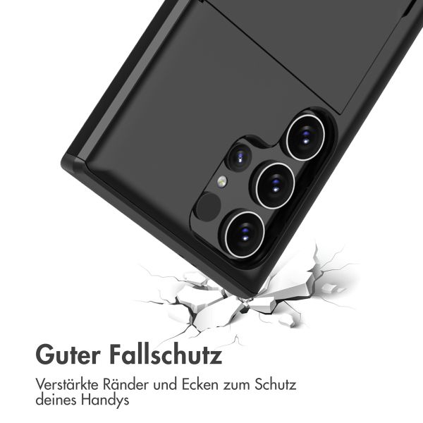 imoshion Backcover mit Kartenfach für das Samsung Galaxy S24 Ultra - Schwarz