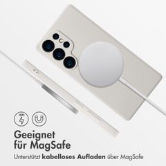 imoshion Color Back Cover mit MagSafe Samsung Galaxy S25 Ultra - Beige
