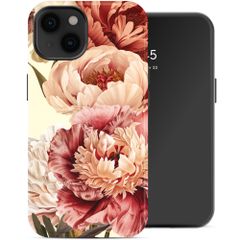 Selencia Vivid Back Cover Apple iPhone 14 - Vintage Peony