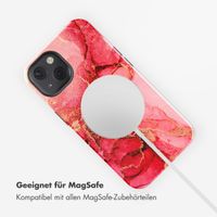 Selencia Vivid Tough Back Cover mit MagSafe für das iPhone 13 - Rosy Marble