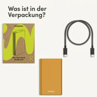imoshion Ultra Series Aluminium Powerbank 20.000 mAh - Schnellladen bis 33W - Gold