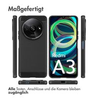 imoshion Brushed Back Cover Xiaomi Redmi A3 - Schwarz