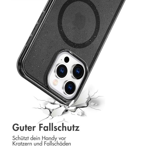imoshion Sparkle Back Cover mit MagSafe Apple iPhone 15 Pro - Glitter Schwarz