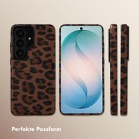 Selencia Sabi Backcover Leopardenmuster mit MagSafe Samsung Galaxy S26 Ultra - Mocha Brown