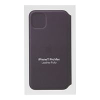 Apple Leather Folio Klapphülle Apple iPhone 11 Pro Max - Aubergine