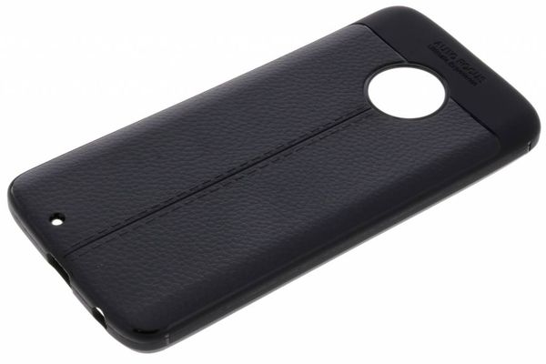 Leder Silikon-Case für Motorola Moto G6