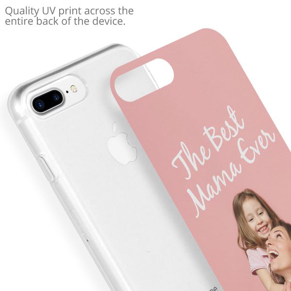 Gestalte deine eigene Apple iPhone 8 Plus / 7 Plus Gel Hülle - Transparent