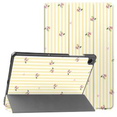 imoshion Design Trifold Klaphülle Samsung Galaxy Tab A11 Plus / A9 Plus - Garden Stripes