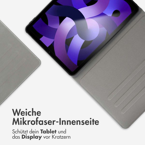 Accezz Classic Tablet Case für das iPad Air 11 Zoll (2024) M2 / Air 5 (2022) / Air 4 (2020) - Braun