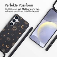 imoshion Silikonhülle design mit Band für das Samsung Galaxy S25 - Sky black