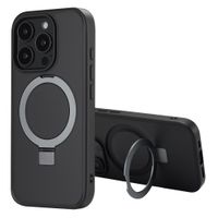 Accezz Ring Stand Backcover mit MagSafe für das Apple iPhone 16 Pro Max - Schwarz