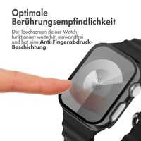 imoshion Full Cover glänzendes Hard Case für die Apple Watch Series 7 / 8 / 9 – 45 mm – Schwarz