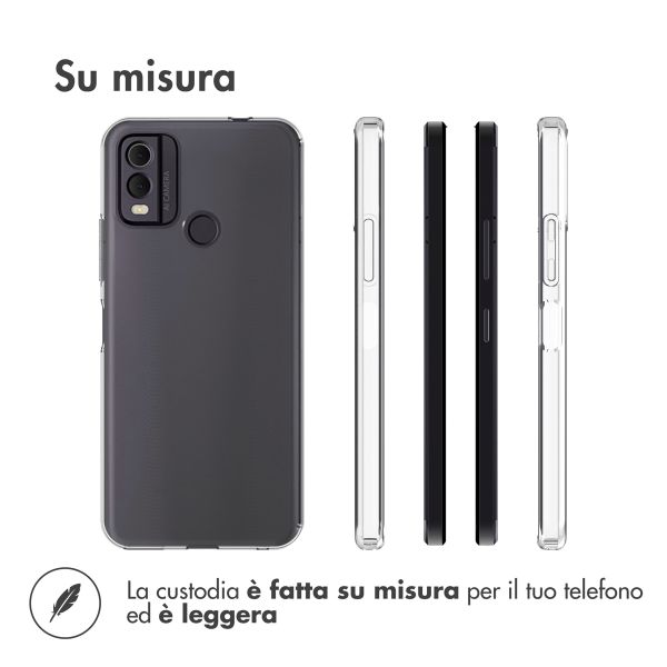 Accezz Clear TPU Backcover Nokia C32 - Transparent