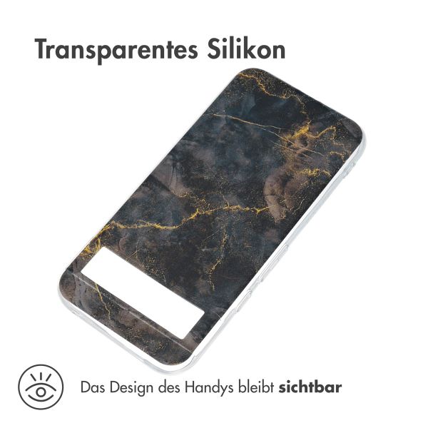 imoshion Design Hülle Google Pixel 8a - Black Marble