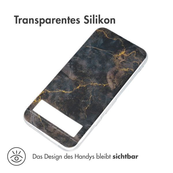 imoshion Design Hülle für das Google Pixel 8a - Black Marble