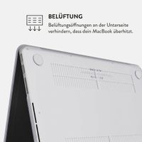 Burga Hardshell Hülle Apple MacBook Air 13 Zoll (2022 / 2024 M3 / 2025 M4 / 2026 M5) - Reset Button