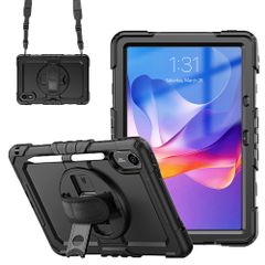Accezz Robustes Back Cover mit Schultergurt Xiaomi Redmi Pad 2 - Schwarz