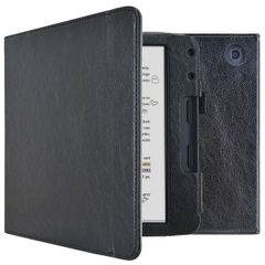 imoshion Vegan Leather Klapphülle für das Kobo Libra Colour - Schwarz