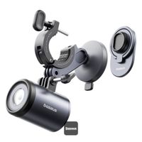 Baseus PrimeTrip 2-in-1 Handyhalterung mit Fahrradlampe - Magnetisch - Universell - Cosmic Black