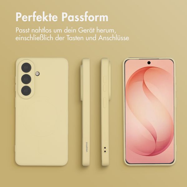 imoshion Color Back Cover mit MagSafe Samsung Galaxy S26 Plus - Vanilla