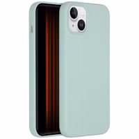 Accezz Liquid Silikoncase mit MagSafe Apple iPhone 15 Plus - Sky Blue