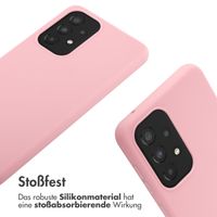 imoshion Silikonhülle mit Band für das Samsung Galaxy A33 - Rosa