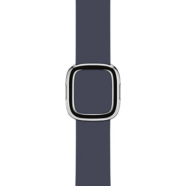 Apple Leather Band Modern Buckle für die Apple Watch Series 1-9 / SE - 38/40/41 mm / Series 10 - 42 mm - Größe M - Blau