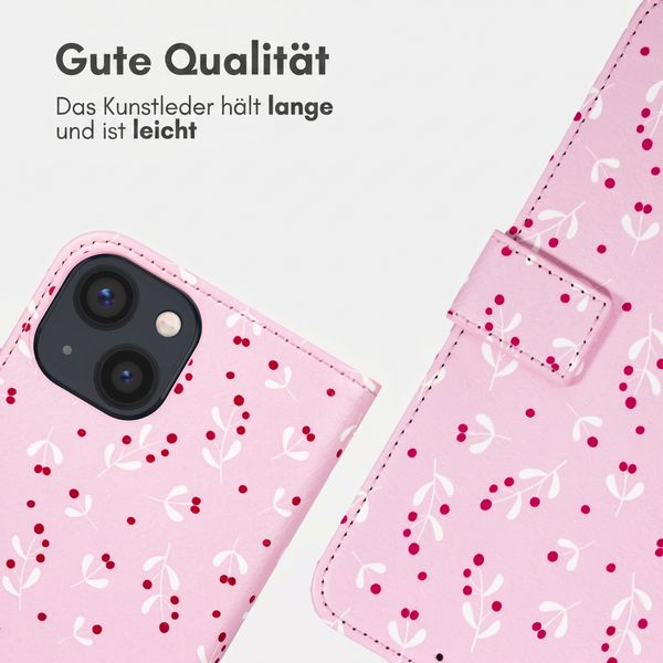 imoshion Design Klapphülle Apple iPhone 15 - Blush Berries