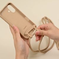 imoshion Color Backcover mit abtrennbarem Band MagSafe für das Apple iPhone 16 Pro - Nude