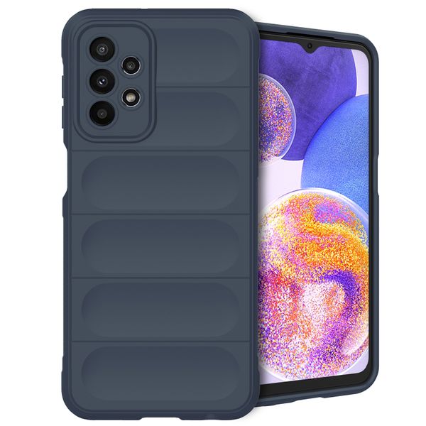 imoshion EasyGrip Back Cover für das Samsung Galaxy A23 (5G) - Dunkelblau