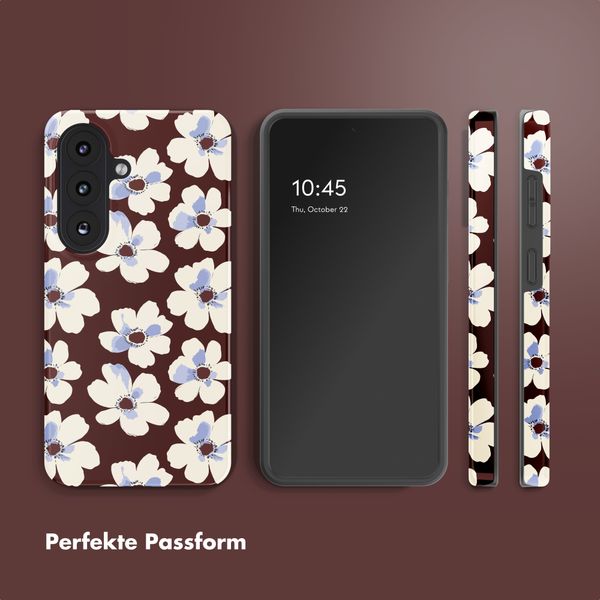 Selencia Vivid Back Cover Samsung Galaxy S26 - Choco Flower Pop