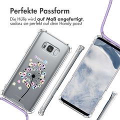imoshion Design Hülle mit Band Samsung Galaxy S8 - Sandstone Dandelion