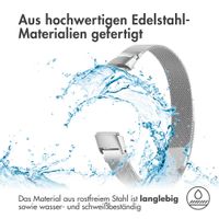 imoshion Mailändische Magnetarmband für das Fitbit Luxe - Größe M - Silber