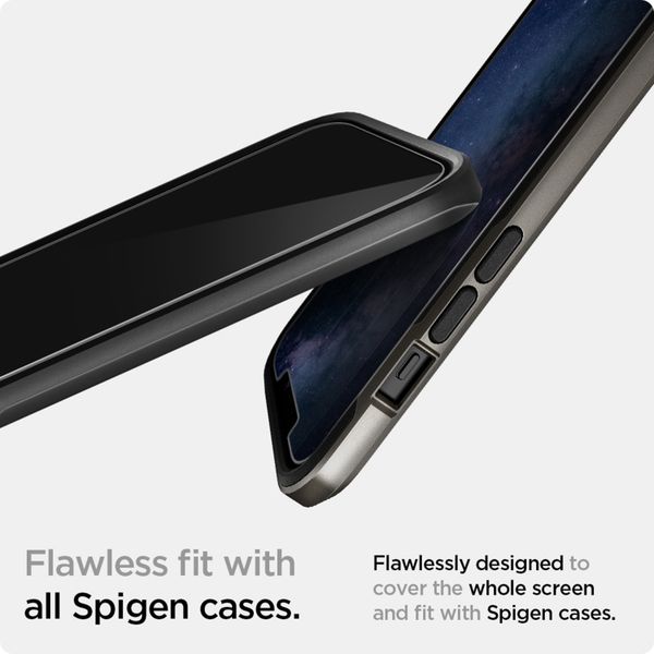 Spigen GLAStR Privacy Displayschutzfolie Applicator iPhone 12 Mini