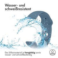 imoshion Silikon Sportarmband -   Universelle 18 mm Anschluss - Blau