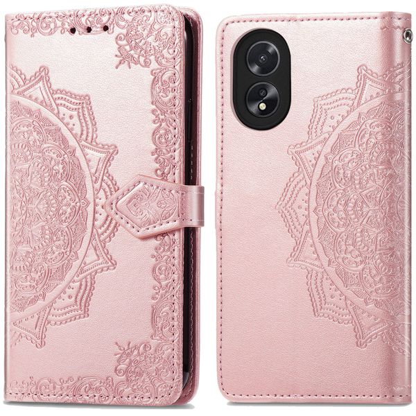 imoshion Mandala Klapphülle für das Oppo A18 / Oppo A38 - Rose Gold