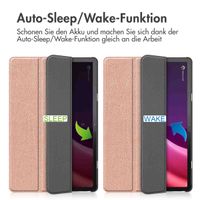 imoshion Trifold Klapphülle Lenovo Tab P11 (2nd gen) - Rosé gold