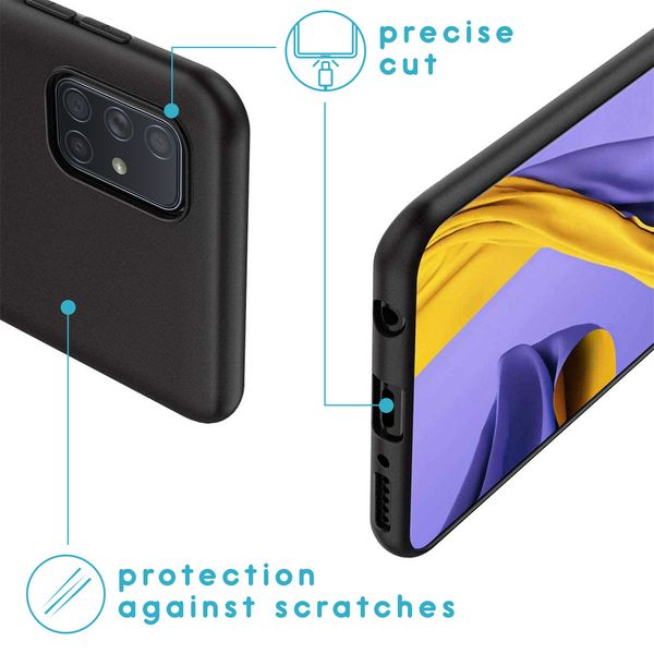 imoshion Design Hülle Samsung Galaxy A71 - Fuck Off - Schwarz