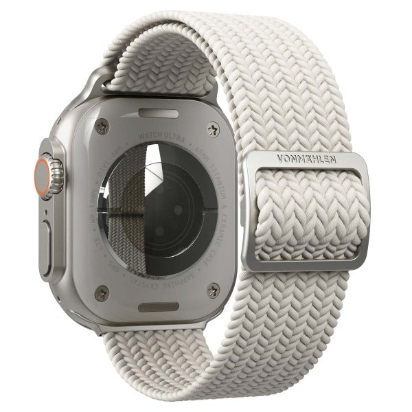 Vonmählen Woven Loop Armband für deine Apple Watch | 44/45/46/49 mm - Cream