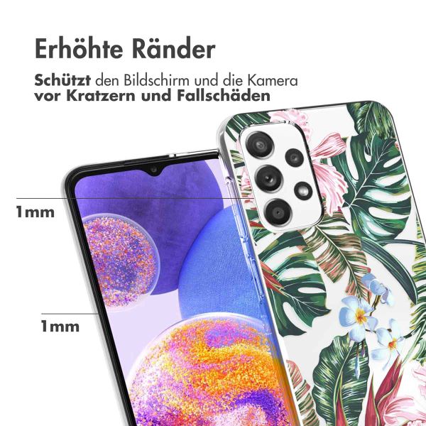 imoshion Design Hülle Samsung Galaxy A23 (5G) - Tropical Jungle
