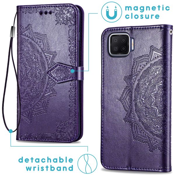 imoshion Mandala Klapphülle Oppo A73 (5G) - Violett