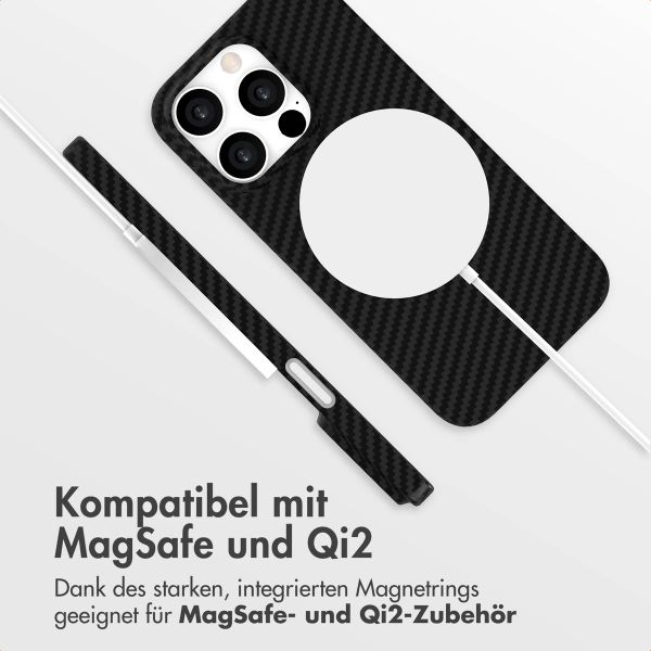 Accezz MagSafe Kevlar Hülle Apple iPhone 15 Pro - Schwarz