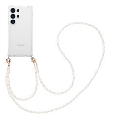 imoshion Handykette mit Perlen + Handgelenkschlaufe Samsung Galaxy S25 Ultra - Transparent