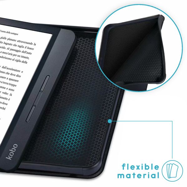 imoshion Design Klappbare Klapphülle für das Kobo Libra H2O - Space