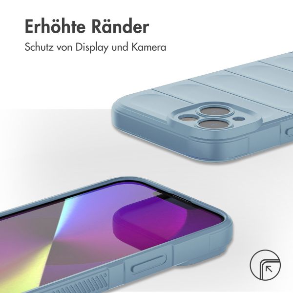 imoshion EasyGrip Back Cover für das iPhone 14 - Hellblau