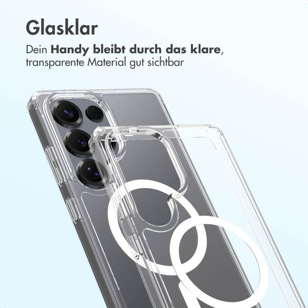 Accezz Xtreme Impact Backcover mit MagSafe Samsung Galaxy S25 Ultra - Transparent